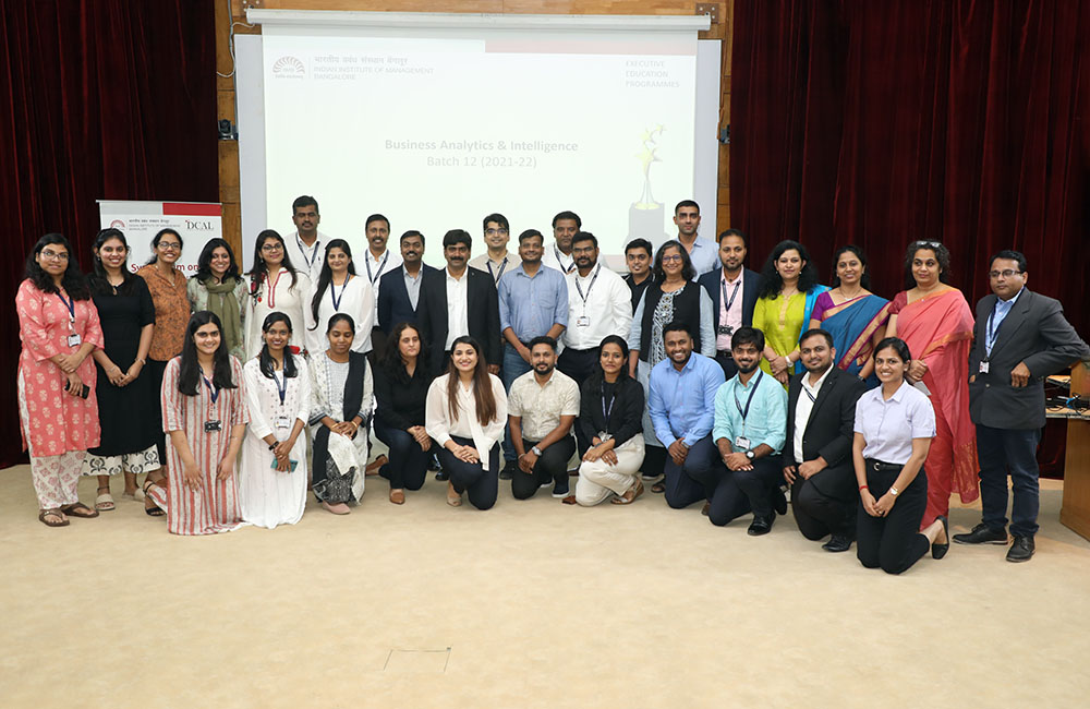 DCAL at IIMB conducts 12th Symposium on Business Analytics and Intelligence 2021-2022 on July 15.