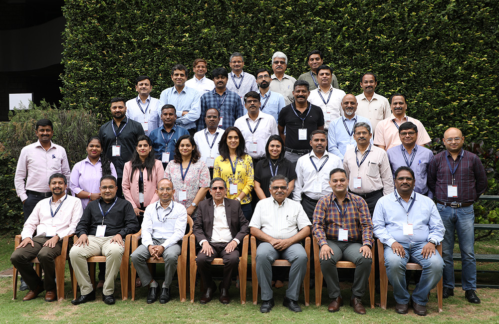Participants of the Organizational Excellence Through Leadership Programme, at IIMB, on 19 September, 2022.