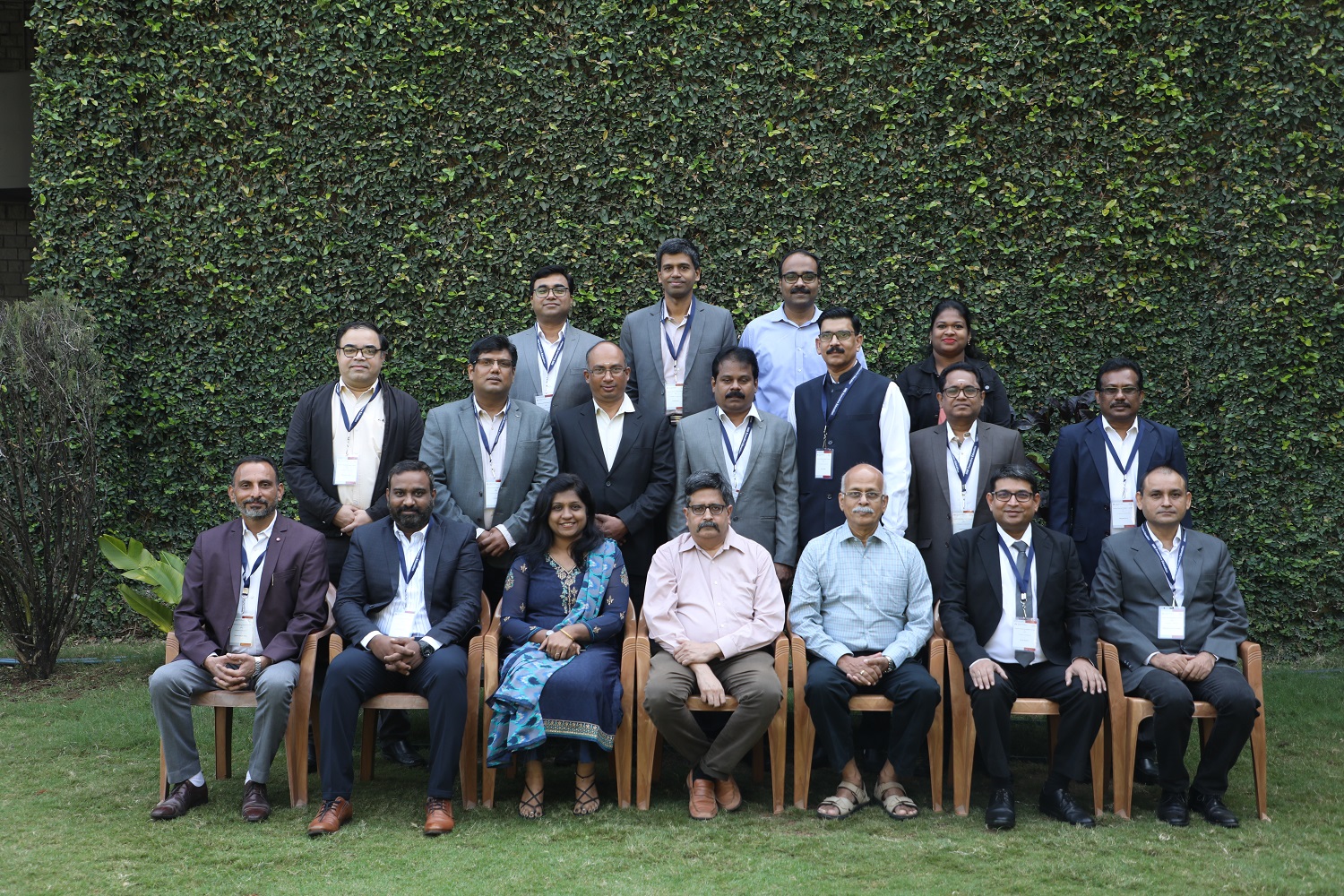Participants of the Advanced Leadership Development Programme for TAFE, on 21st November 2022. Programme Director Prof. Ganesh N Prabhu is seen with them.