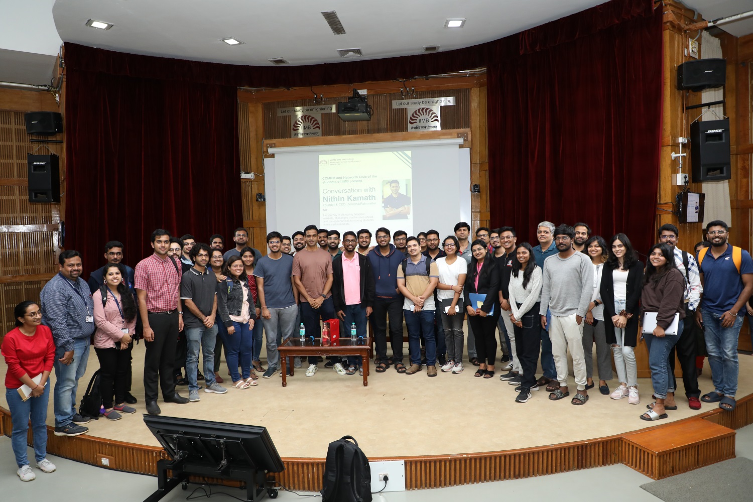 The Centre for Capital Markets and Risk Management at IIM Bangalore hosted a Conversation with Nithin Kamath, Founder CEO of Zerodha/ Rainmatter on November 14, 2022.