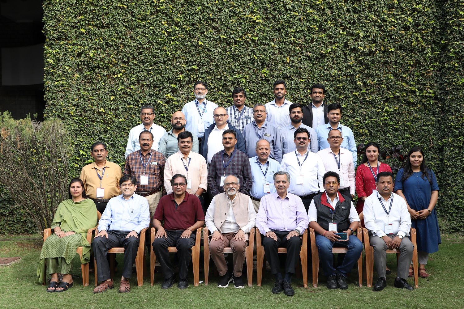 Strategic Perspective on the Design of Public-Private Partnership (PPPs) on November 13, 2022. Programme Directors Prof. G Raghuram, Prof. Ravi Anshuman and Prof. Anil B Suraj are seen with them.
