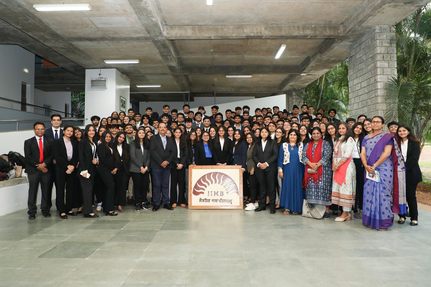 A group of BBA students from Atlas Skill Technical University, New Delhi, visited the IIMB campus on November 17, 2022.