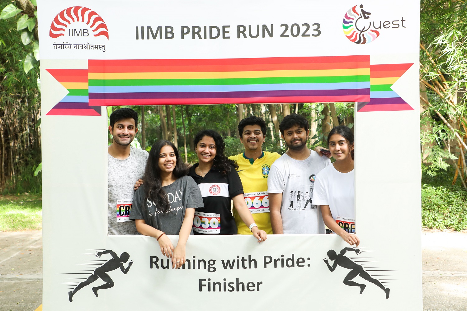 Students of IIMB hosted the Pride Run on 25th June 2023, to celebrate Pride Month.
