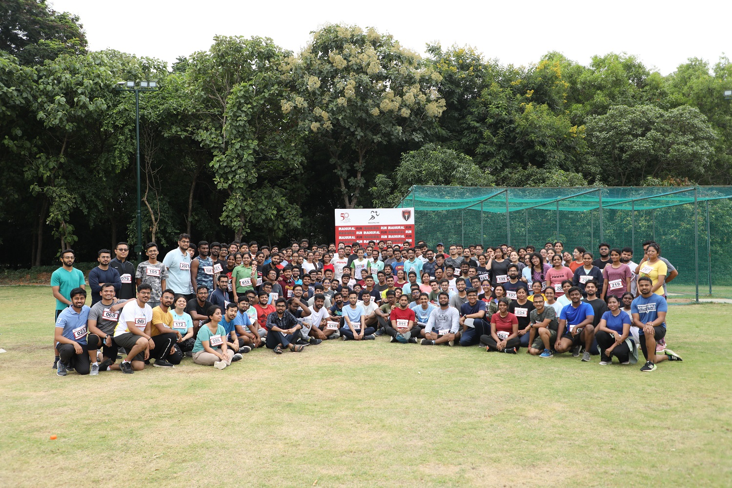 Students of IIMB conducted an inaugural run to welcome the first-year MBA students to campus, on 18th June 2023.