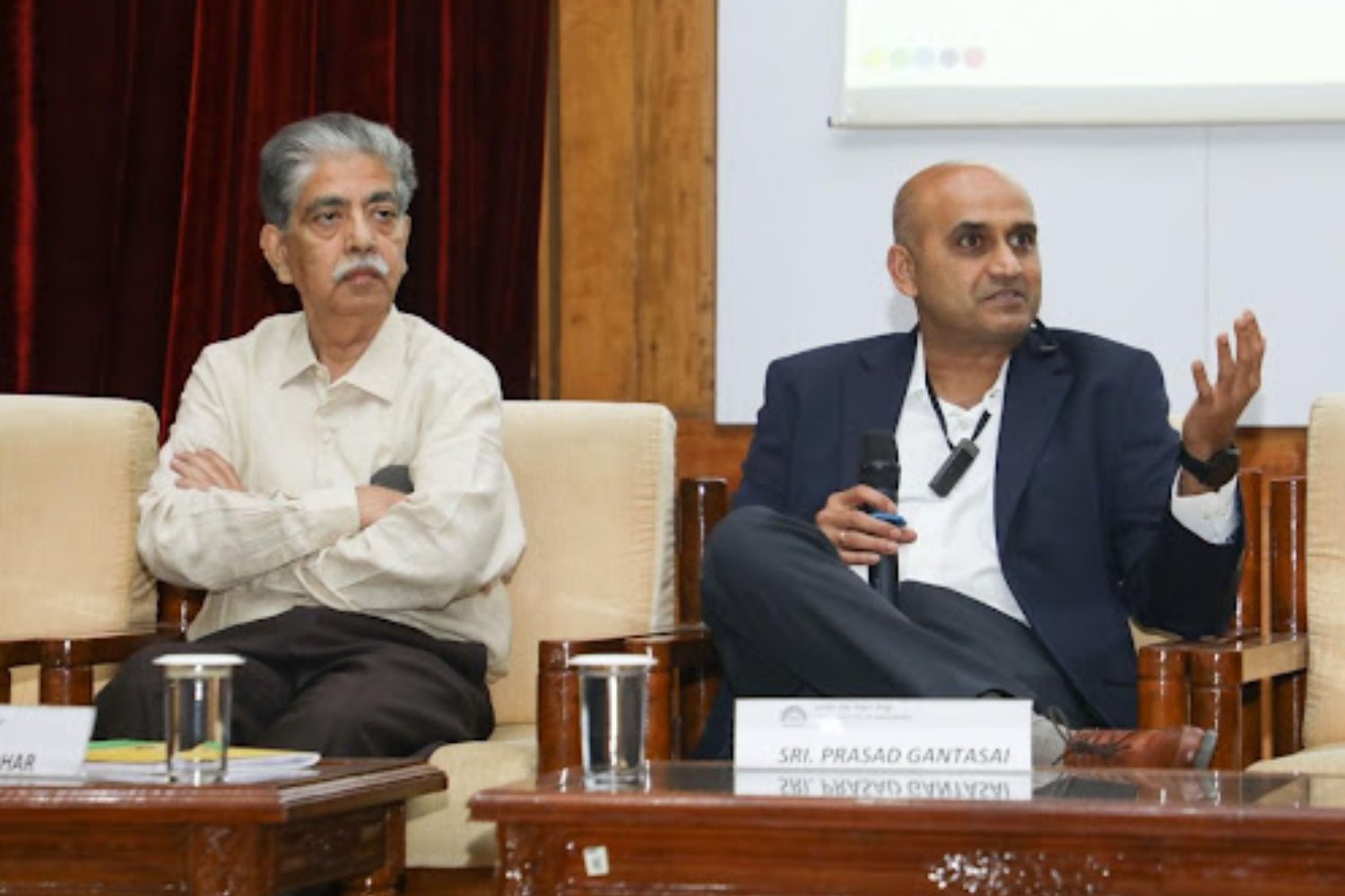The Strategy area of IIM Bangalore hosted a guest lecture on 'Managing Growth', as part of the Corporate Strategy course, on 19th July 2023. Dr Prasad Gantasai, Senior Vice President and Global HR Head, Wipro, and Dr. R Sridhar, Former Head, Corporate Human Resources, ITC Ltd., were the speakers for the evening.
