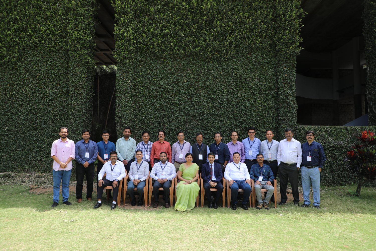Participants of the Exec Ed programme, ‘ESG, Climate Change, and Building Future Ready Organizations’, along with the Faculty Programme Directors at IIMB, on 13th September 2023.