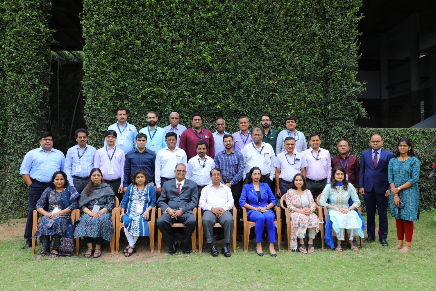 Participants of the ‘Capital Structure Decision and Project Finance’ programme, offered by Exec Ed at IIMB, are seen with the Faculty Programme Director, at IIMB, on 11th September 2023.