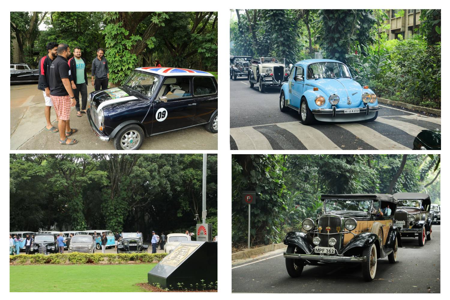 Vintage delight! A vintage ‘Car Drive for Wildlife Conservation’ took place in Bangalore on 01 October 23. The IIMB community got to enjoy the exhibition of the vintage wonders as the rally took a break at IIMB enroute Bannerghatta National Park.