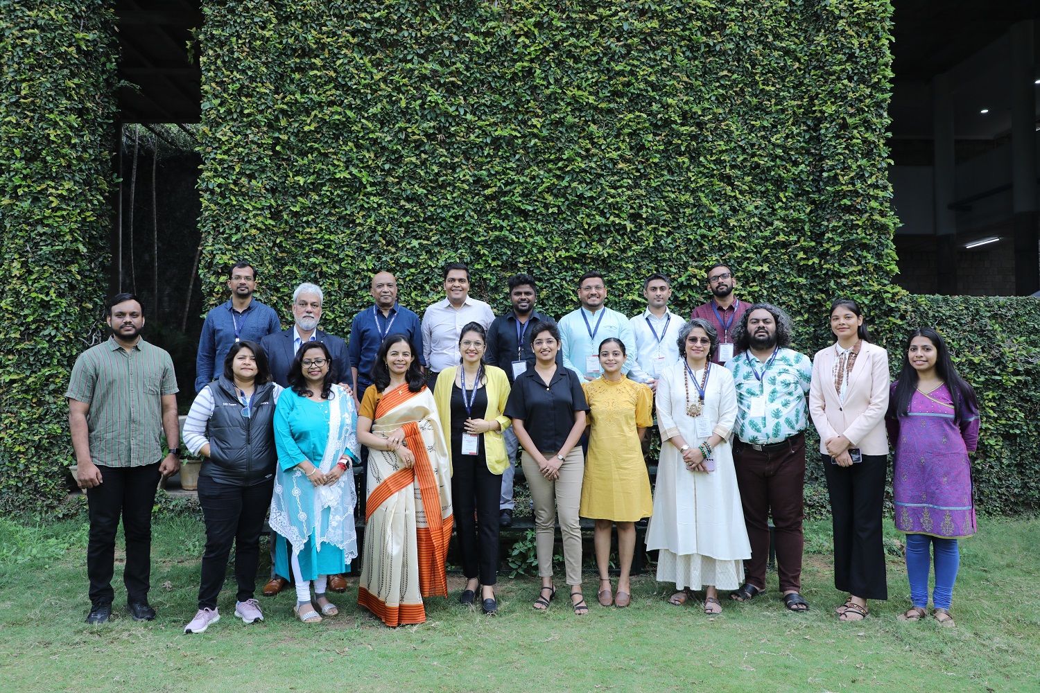 Participants of the Exec Ed programme ‘ESG - Management, Reporting and Communication, Batch- 2’, along with the Faculty Programme Directors at IIMB, on 16th October 2023.