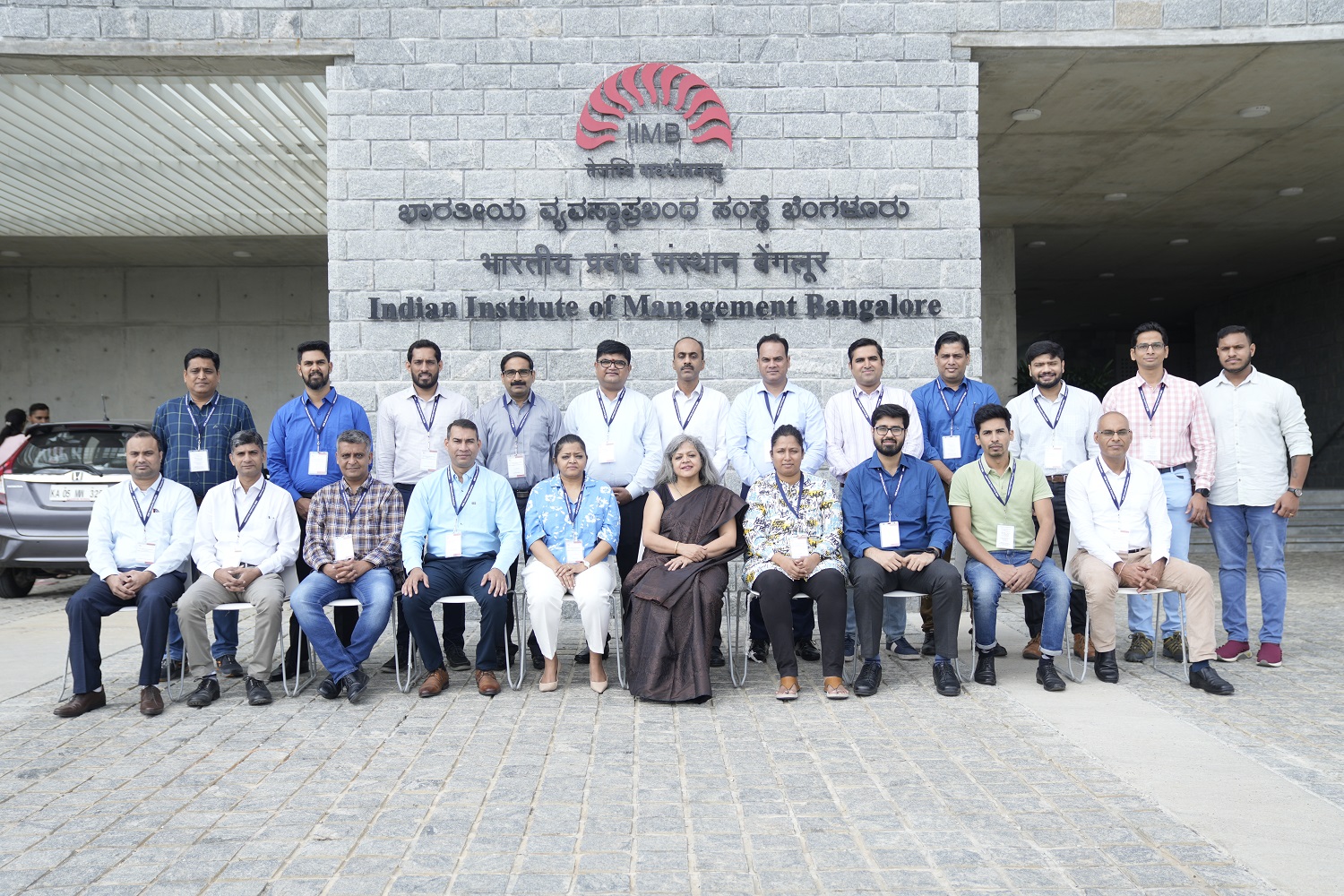 Participants of the Executive Education Programme, ‘Storytelling for Business Managers of Siemens Ltd’, along with the Faculty Programme Director, on 1st November 2023.