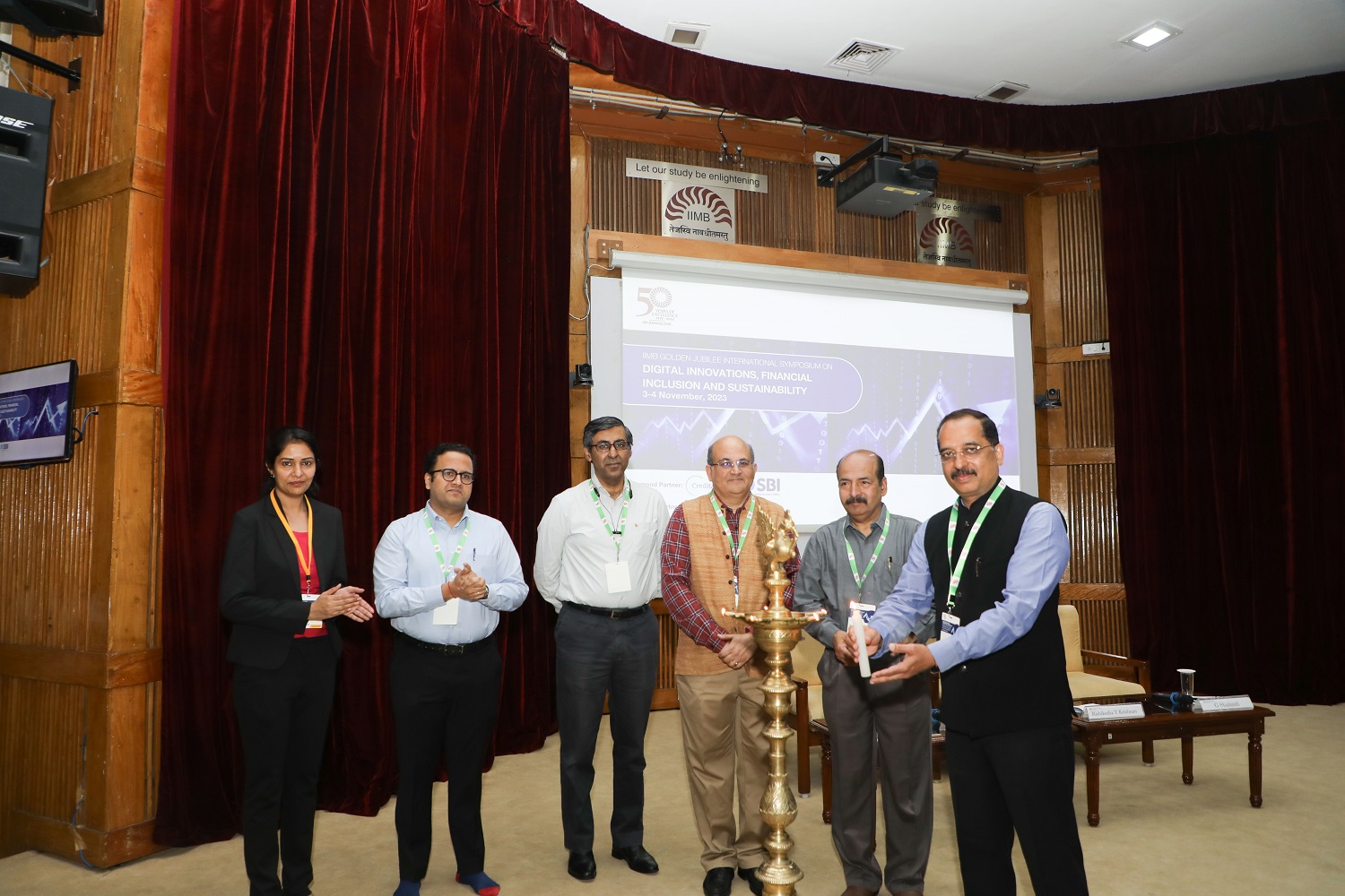 The Executive Education Programme office at IIMB hosted an International Symposium on ‘Digital Innovations, Financial Inclusion, and Sustainability’, on 3rd & 4th November 2023.
