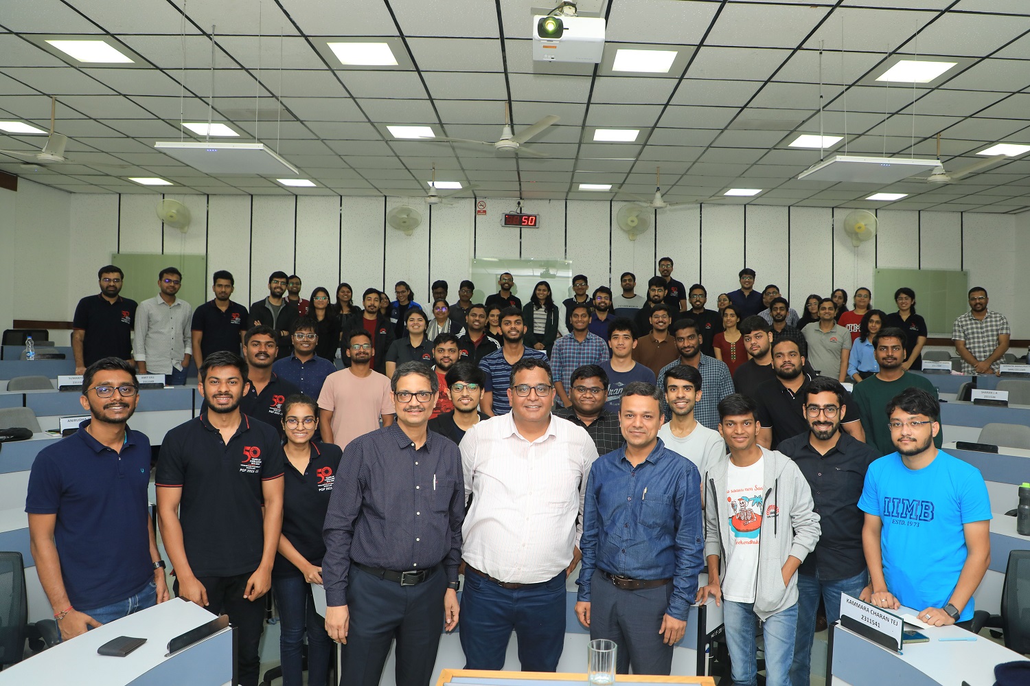 Shri Vijay Shekhar Sharma, Founder & CEO, Paytm, addressed PGP students of IIMB on 8th December 2023. He was invited to deliver a guest lecture on the subject, ‘Managing People and Performance in Organizations’.