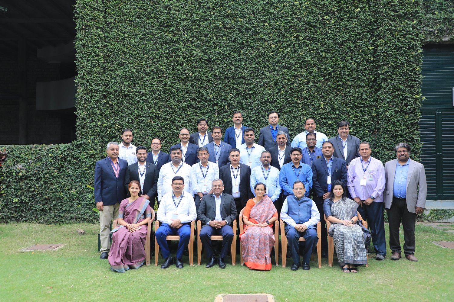 Participants of the Executive Education Programme, ‘Leadership Development Programme For VST Tillers & Tractors’, along with the Faculty Programme Director, on 3rd January 2024.