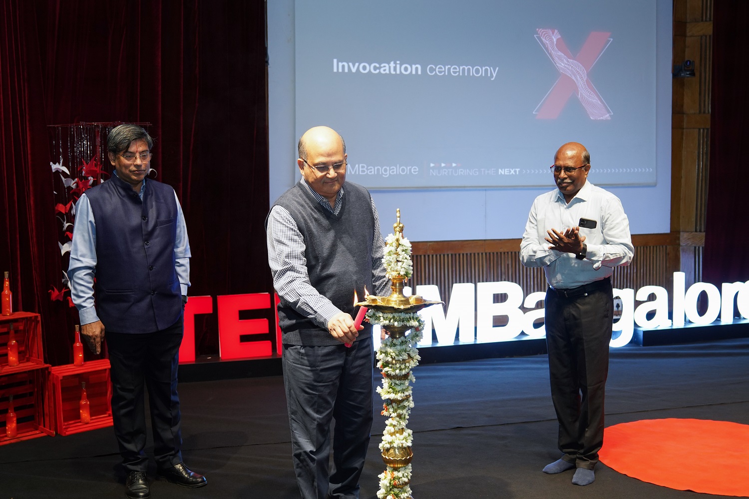 Prof. Rishikesha T Krishnan, Director, IIMB, inaugurated TEDx IIM Bangalore event organized by IIMB students on 15th January 2024.