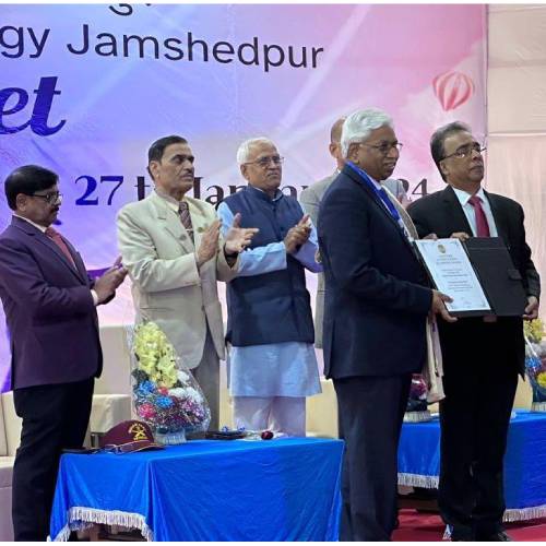Lifetime Achievement Award from NIT Jamshedpur for Dr. Rajendra K Bandi