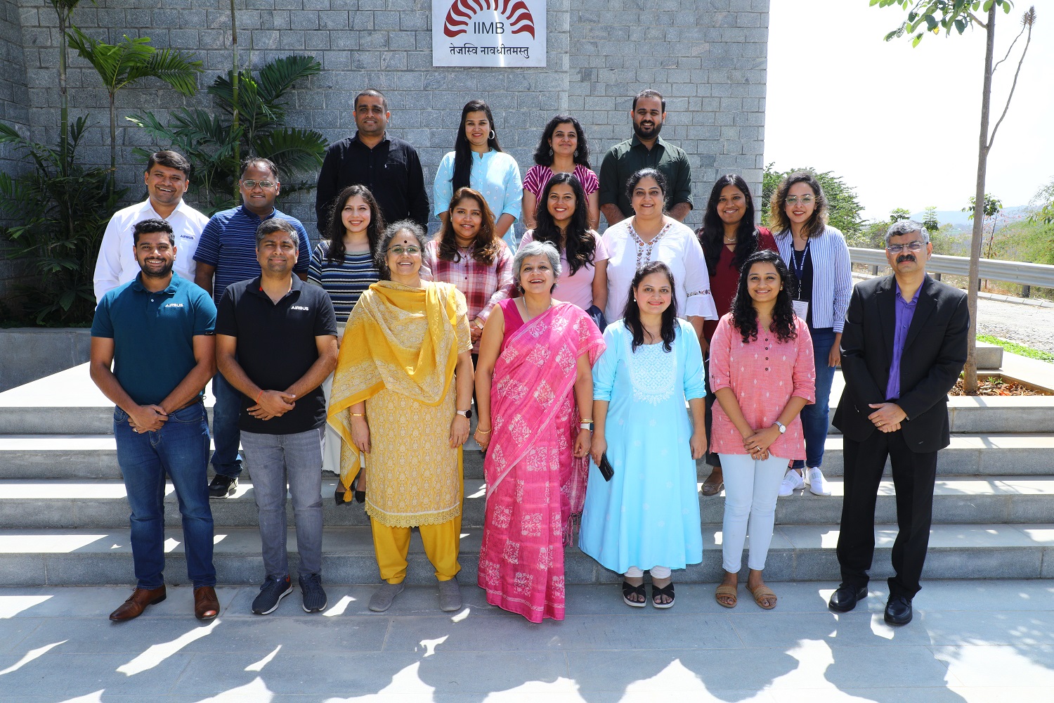 Participants of the ‘HR Development Programme for AIRBUS’, along with Faculty Programme Directors, on 14th February 2024.