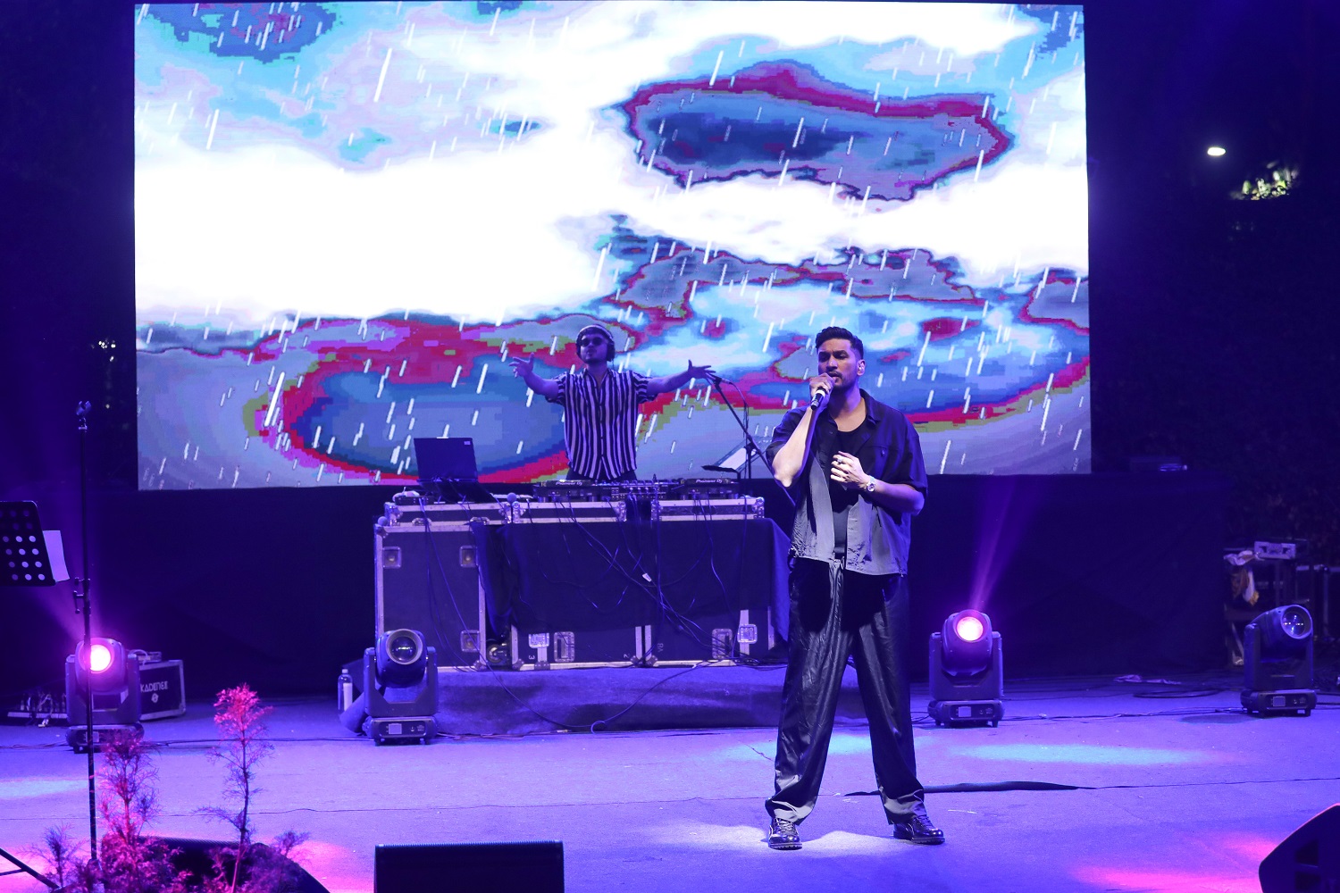 Arjun Kanungo, singer, performs on the evening of 25th February at UNMAAD 2024.