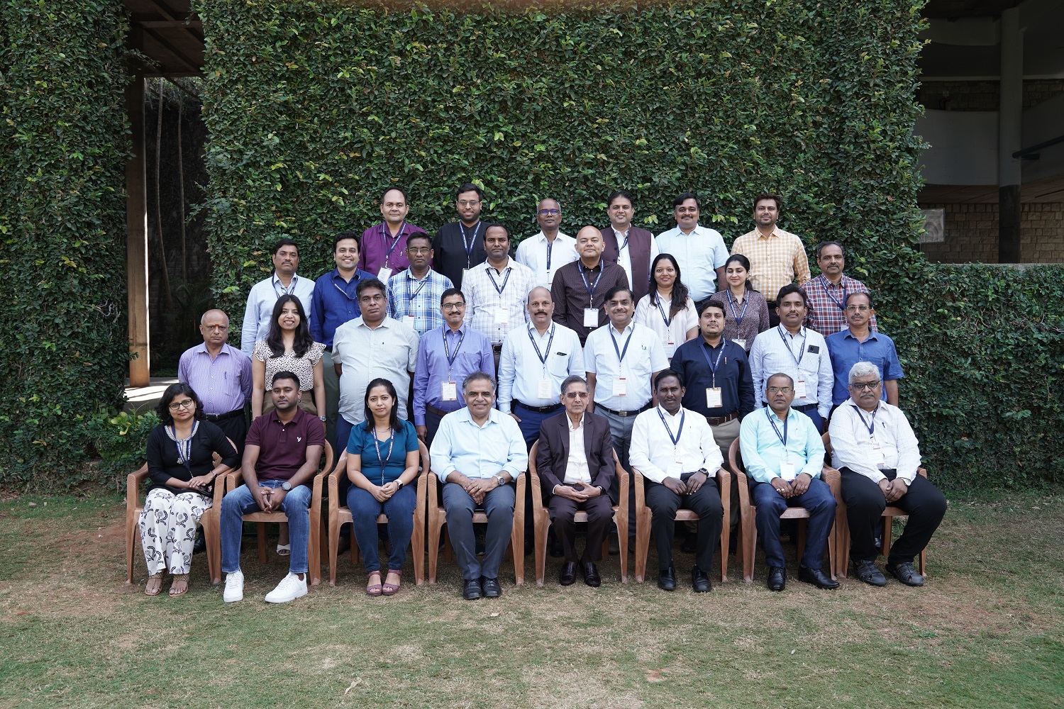 Participants of Batch 4 of the Executive Education Programme, ‘Organizational Excellence Through Leadership’, along with the Faculty Programme Directors, on 26th February 2024.