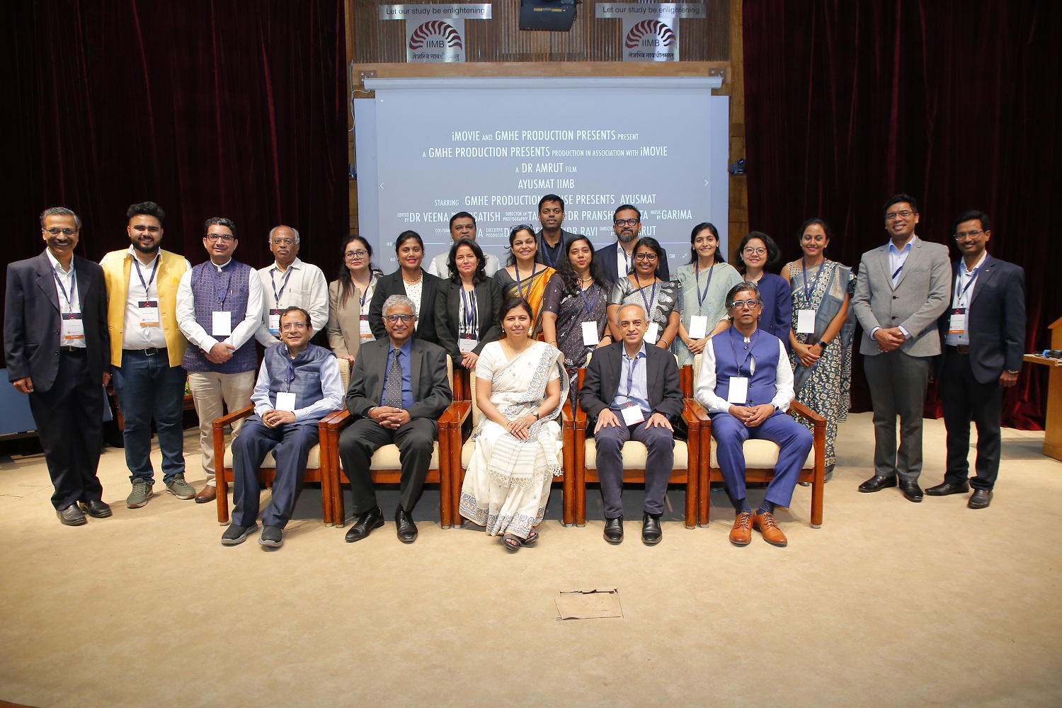 Participants of the General Management for Healthcare Executives (GMHE) programme hosted a healthcare leadership summit called ‘Ayusmat 2024’ on 9th March 2024.