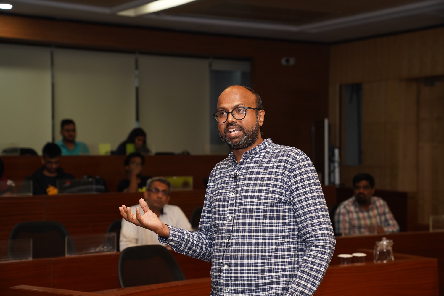Dr. Thiagu Ranganathan shared insights from his book, ‘Accidental Gamblers: Risk and Vulnerability in Vidarbha Cotton’, on 7th March 2024.
