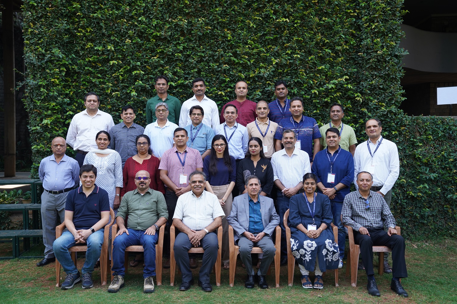 Participants of the Executive Education Programme, ‘Organizational Excellence Through Leadership for Intel Technology India Pvt Ltd’, along with the Faculty Programme Directors, on 11th March 2024.