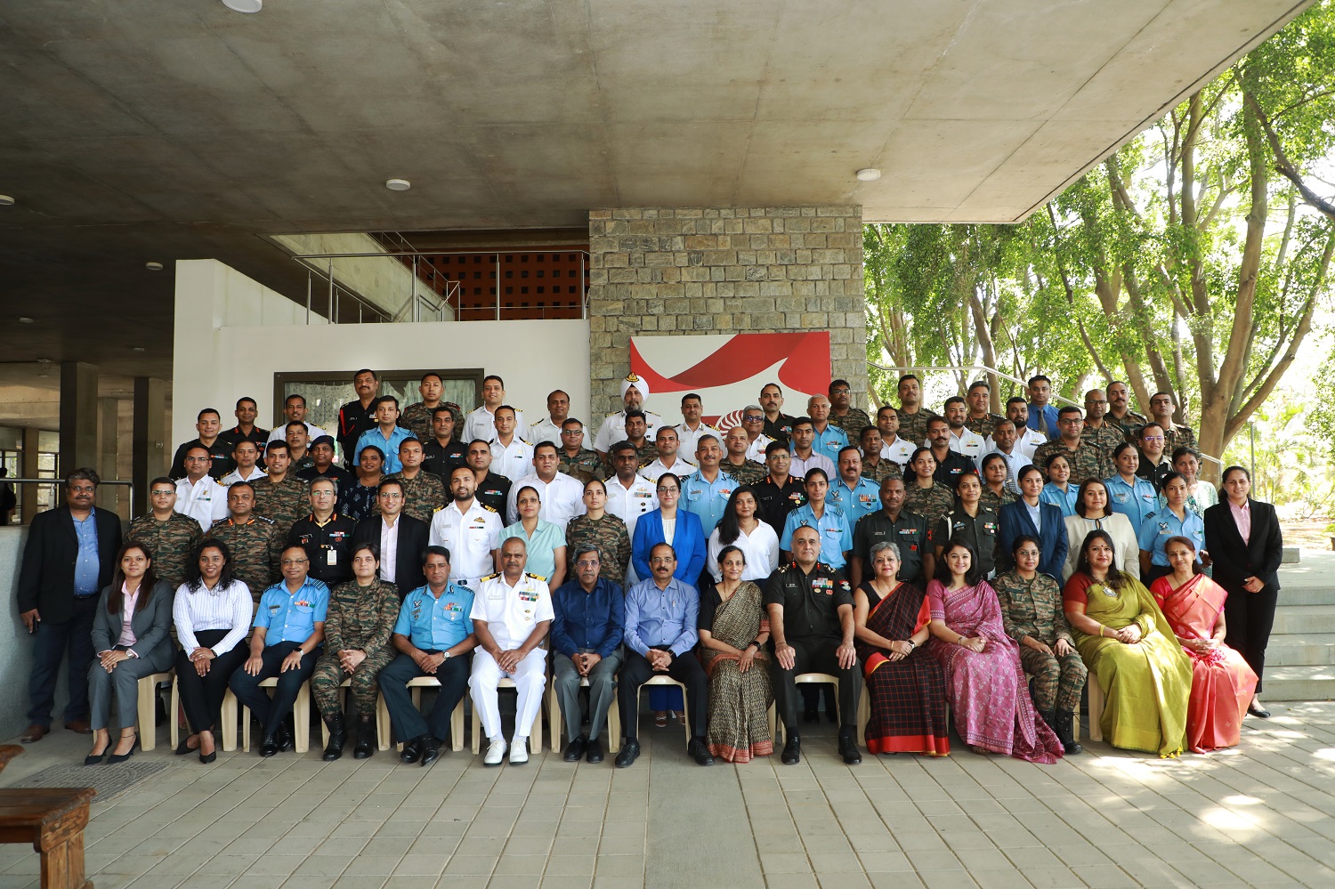 Participants of the Executive Education Programme, ‘Business Management Programme for Defence Officers, along with the Faculty Programme Directors, on 16th April 2024.