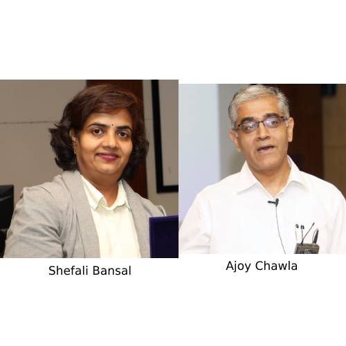 Shefali Bansal and Ajoy Chawla speak on ‘Leadership in the Digital Era’ at IIMB