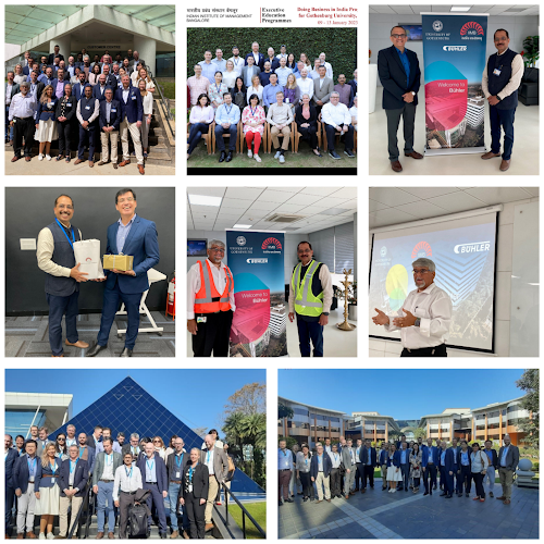 Exec MBA students from University of Gothenburg at IIMB