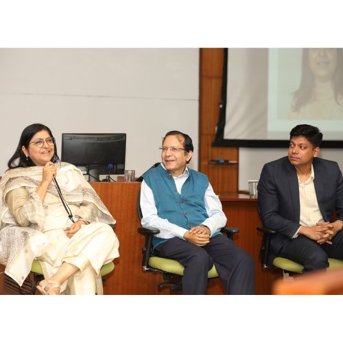 Corporate leaders address students at IIMB as part of OB&HRM course