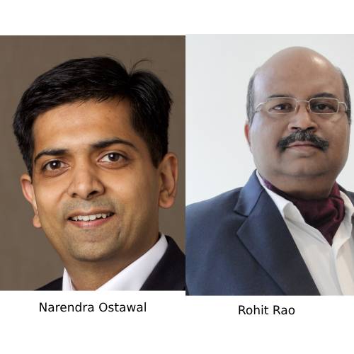 Narendra Ostawal and Rohit Rao, Joint President for having collaborated as partners and energizers of the institute