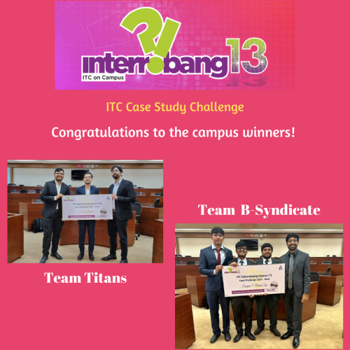 Second-year MBA students win campus round of ITC case contest