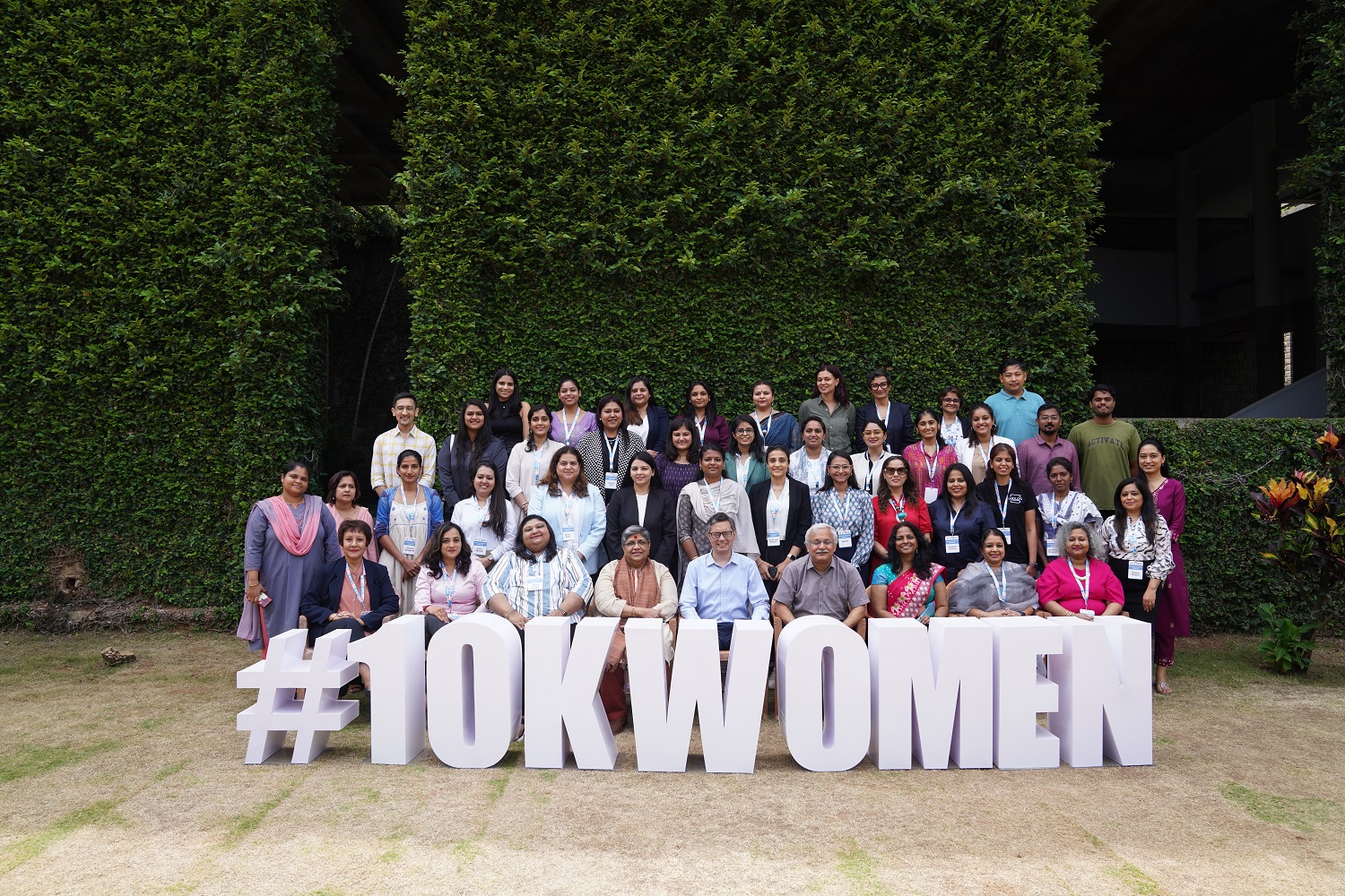 Participants of the ‘Goldman Sachs 10,000 Women Programme – Cohort 27’, along with the Faculty Programme Directors, on 18th June 2024.
