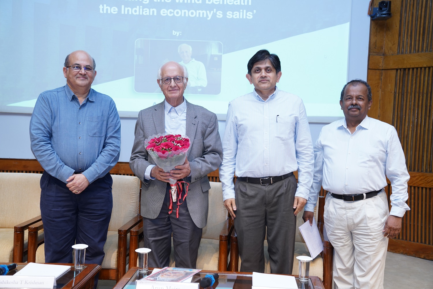 The Centre for Public Policy at IIMB hosted the 6th lecture of its Foundation Day Lecture Series on 10th July. Former Member of the Planning Commission Arun Maira spoke on ‘Putting the Wind Beneath the Indian Economy’s Sails’.