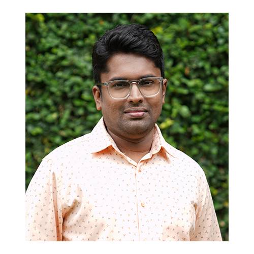 M Joel Christopher, PhD candidate presents research at Research Sympo...