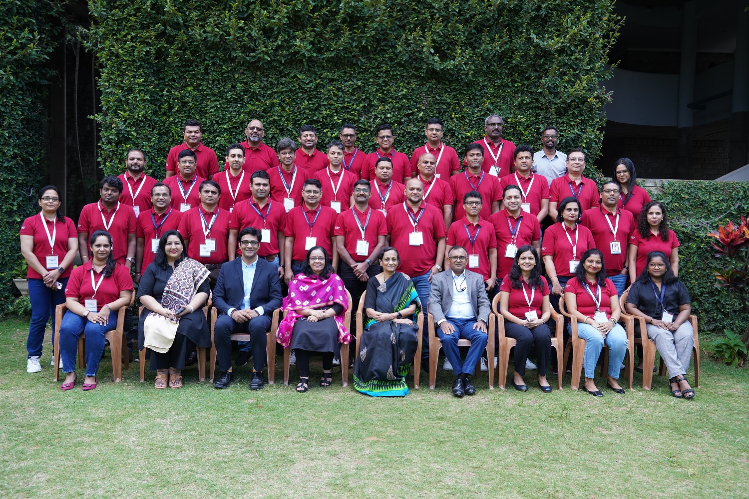 Participants of the ‘Strategic Leadership Development Programme for Infosys BPM Ltd., with the faculty programme director, on 16th September 2024.