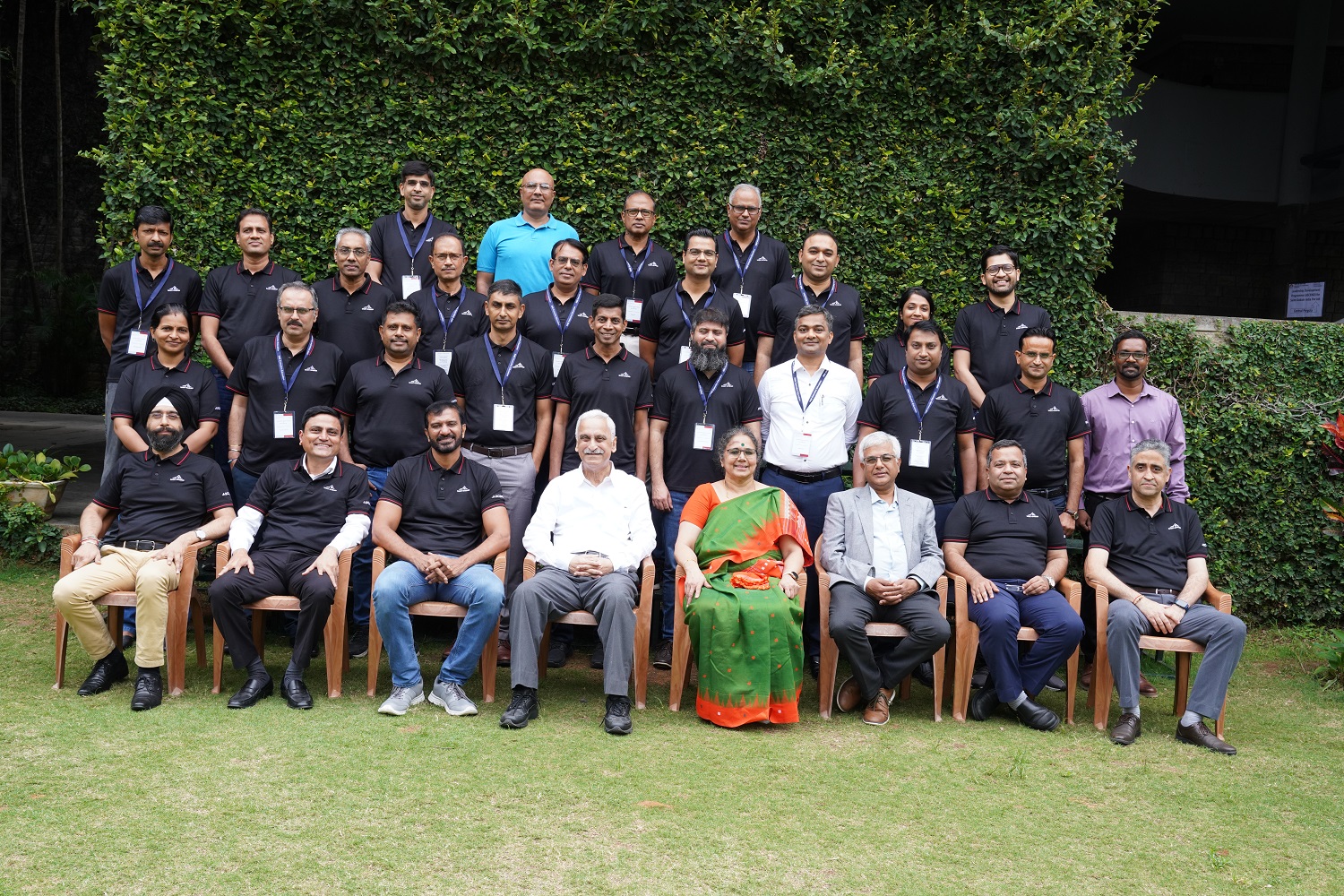 Participants of the Leadership Development Programme for Saint-Gobain India, with the faculty programme directors, on 09th September 2024.