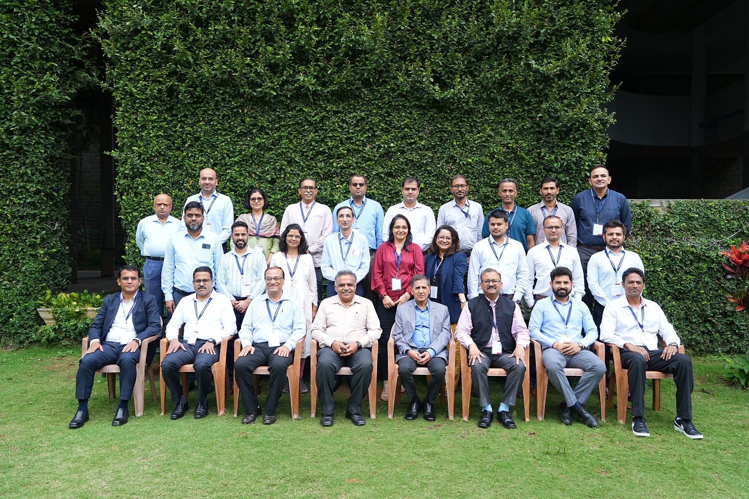 Participants of the programme, ‘Organizational Excellence Through Leadership – Batch 2’, with the programme directors, on 23rd September 2024.