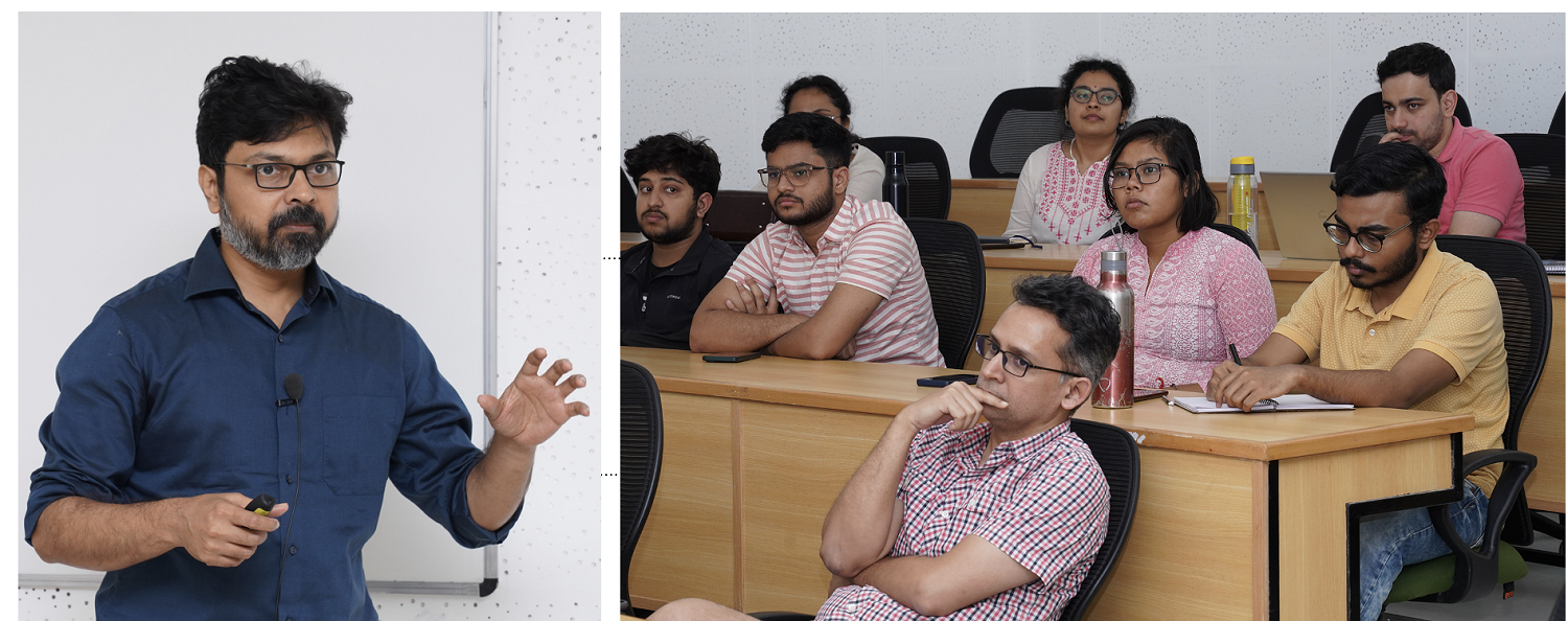 Prof. Anand Shrivastava, Azim Premji University, presented his paper at a research seminar on ‘Social Networks and Experienced Inequality’. The seminar was organized by the Office of Research and Publications (R&P) at IIM Bangalore, on 12th September 2024.