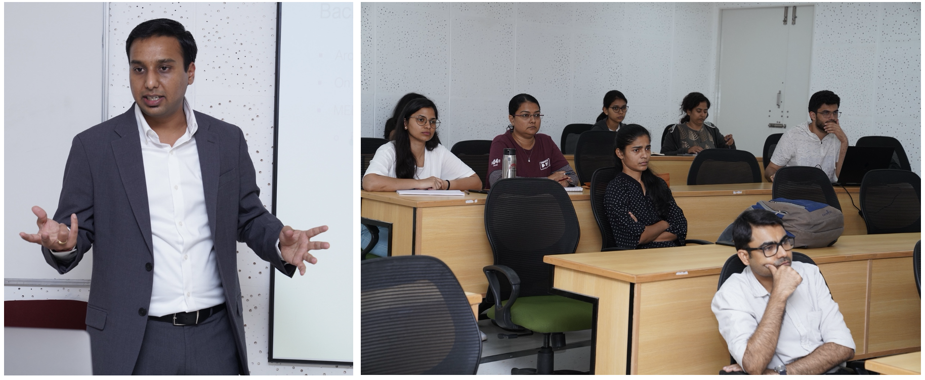 Prof. Shubham Akshat, from Houston University, presented his paper at a research seminar on ‘Impact of Regulation on Deceased-Donor Liver Offer Acceptance: A Framework and Analysis’. The seminar was organized by the Office of Research and Publications (R&P), at IIMB, on 18th September 2024.