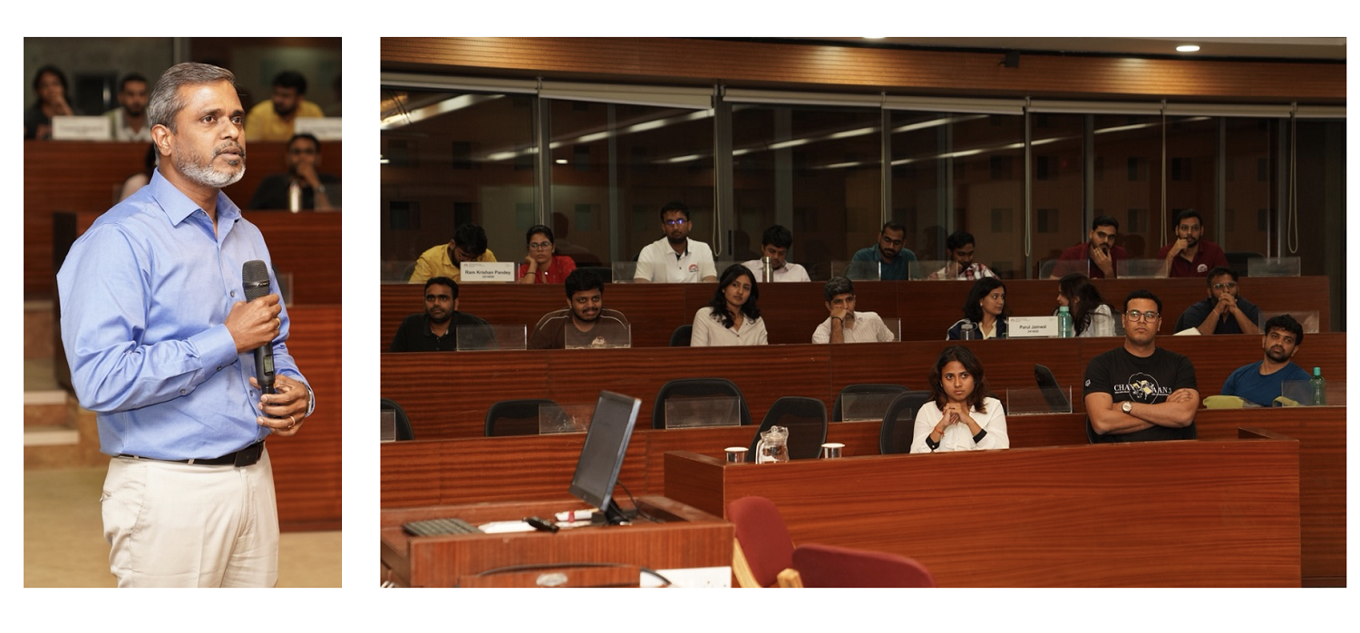 Dr. P Veeramuthuvel, Project Director, Chandrayaan 3, spoke on ‘ The Journey of Chandrayaan-3’, as part of EPGP Seminar Series organized by EPGP students, on 03rd October 2024.