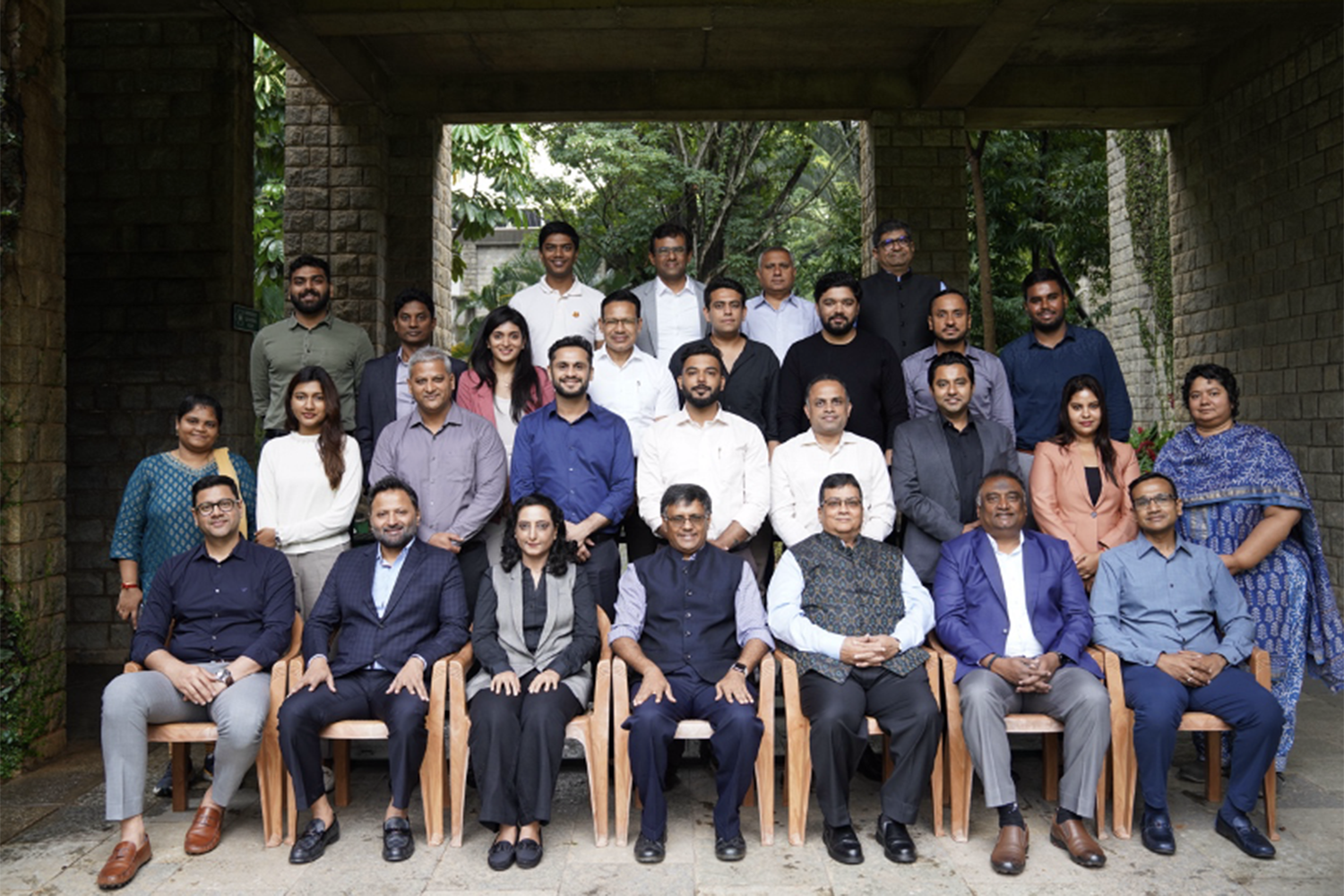 Participants of the Executive General Management Programme for Business Leaders of CREDAI, with the faculty programme directors, on 14th October 2024.