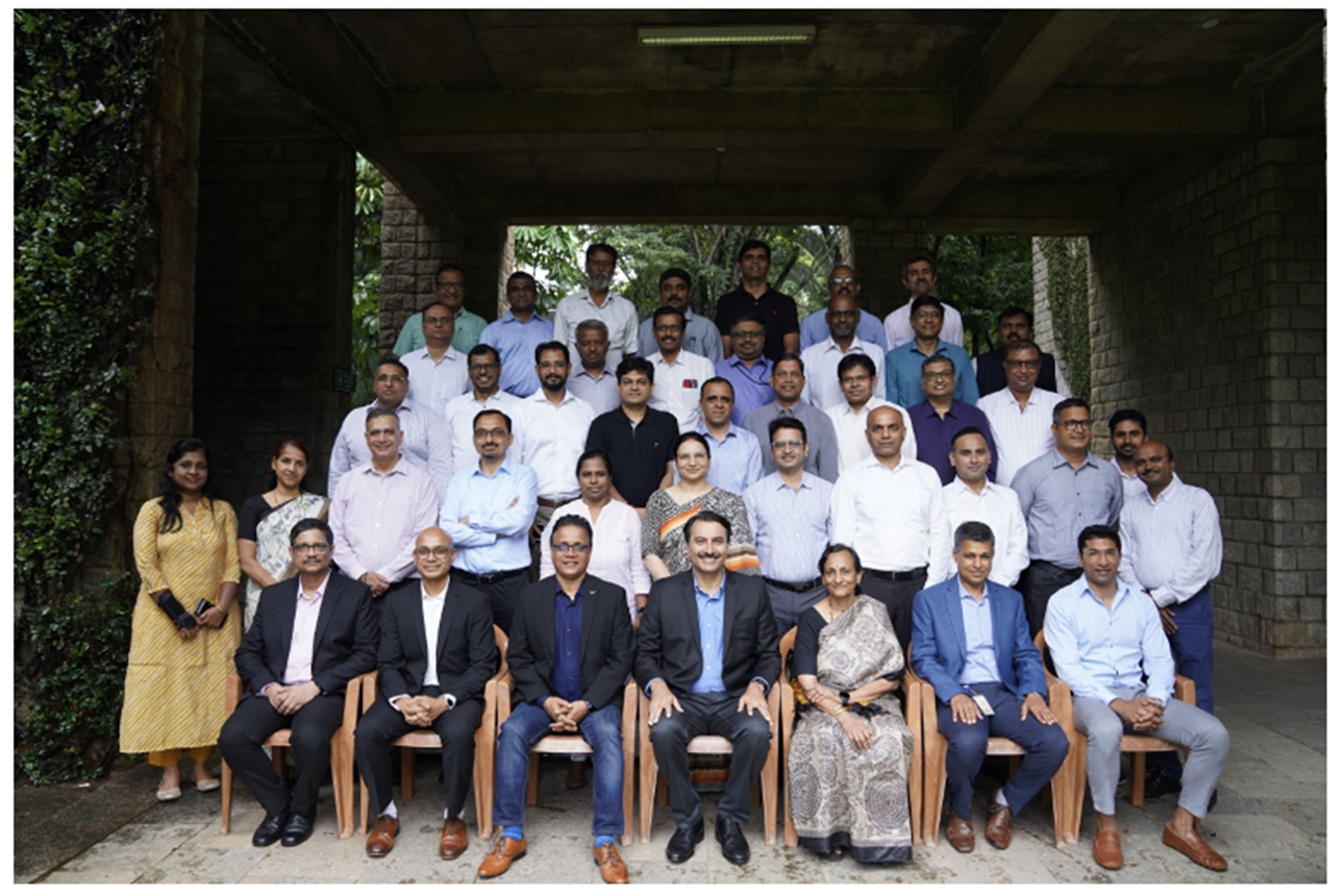 Participants of the Executive General Management Programme for Infosys, with the faculty programme director, on 14th October 2024.