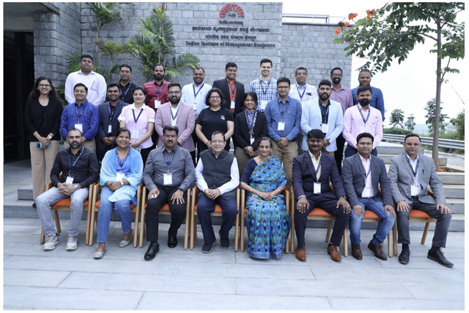 Participants of the Leadership Development Programme for AstraZeneca Pharma India, with the faculty programme directors, on 21st October 2024.