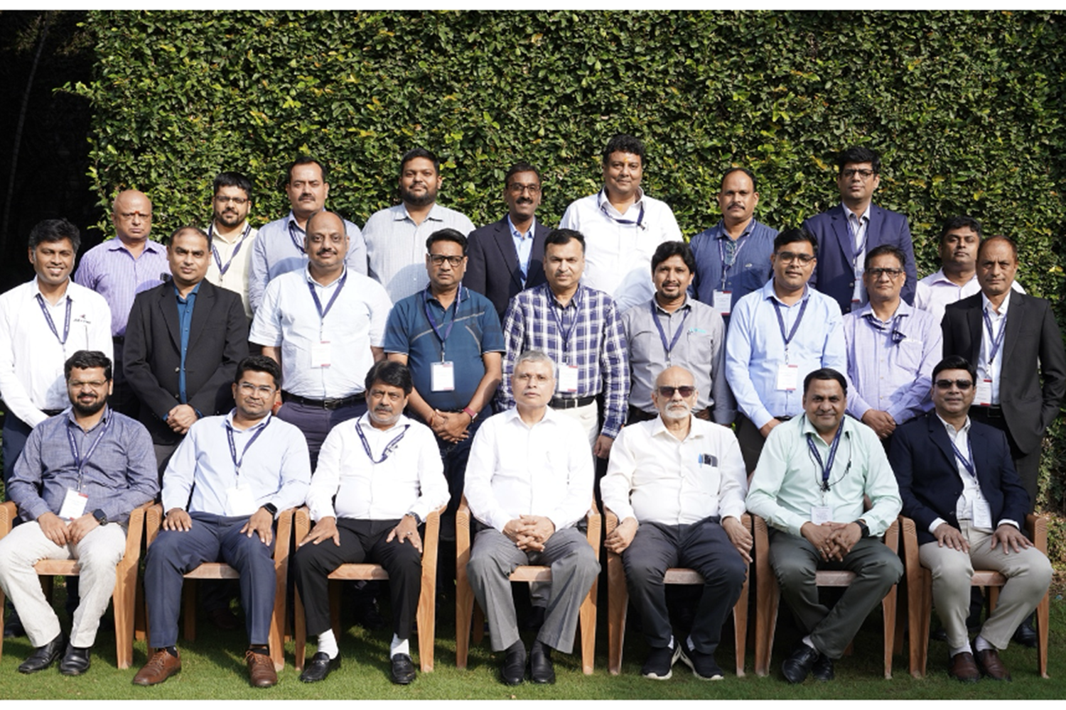 Participants of the Management Development Programme on Supply Chain Excellence for JK Organization, with the faculty programme directors, on 21st October 2024.