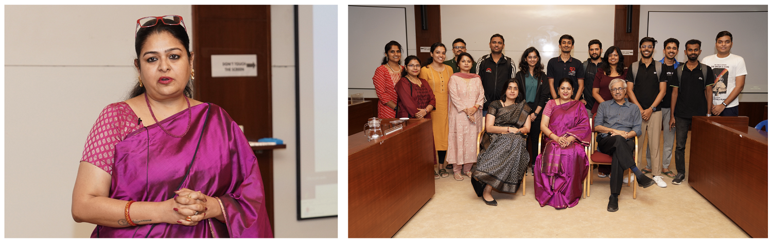 Ms. Mugdha Sinha, IAS, spoke on ‘Culture as a Lever of Diplomacy’, as part of the course offered to PGP2 students by Prof. A Damodaran, on 27th October 2024.