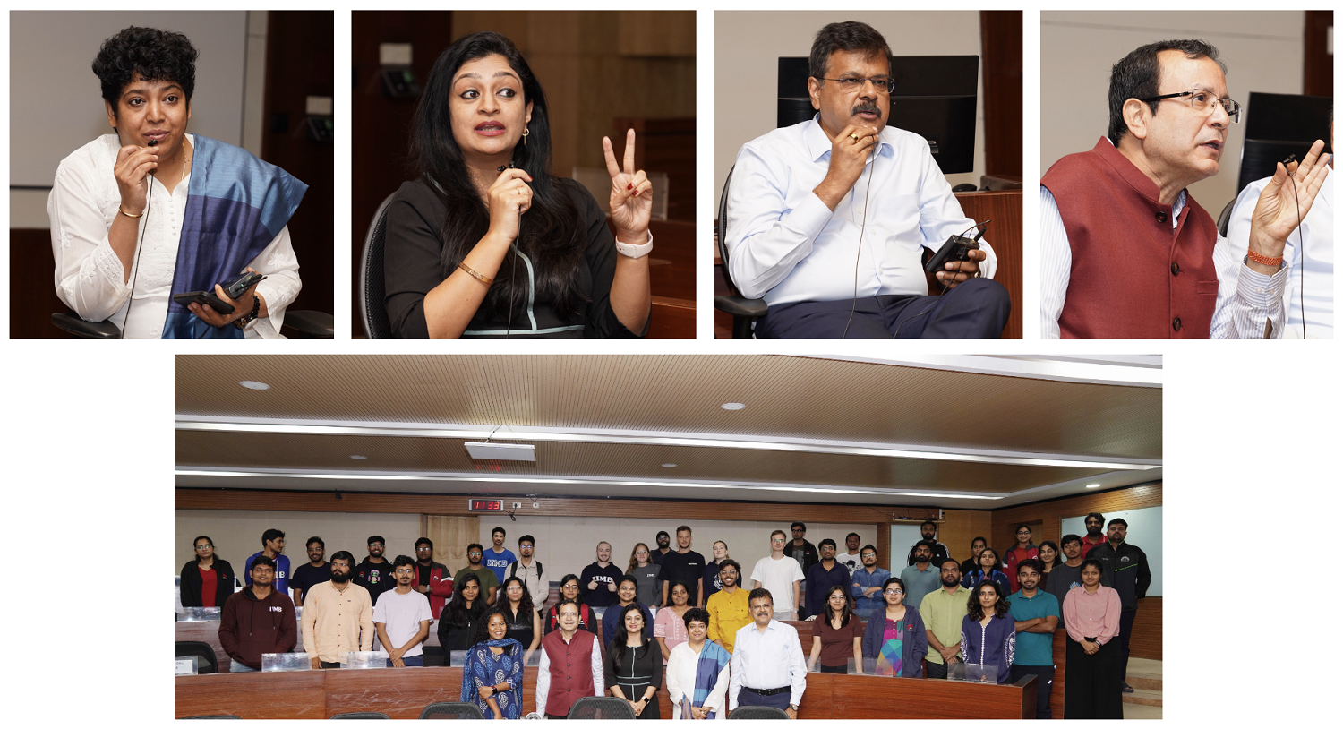 Guest lectures on ‘Developing Self and Personal Well-being’ were organised on 30th October, as part of a course offered to MBA students by Prof. Gopal Mahapatra, from the OB&HRM area at IIMB.