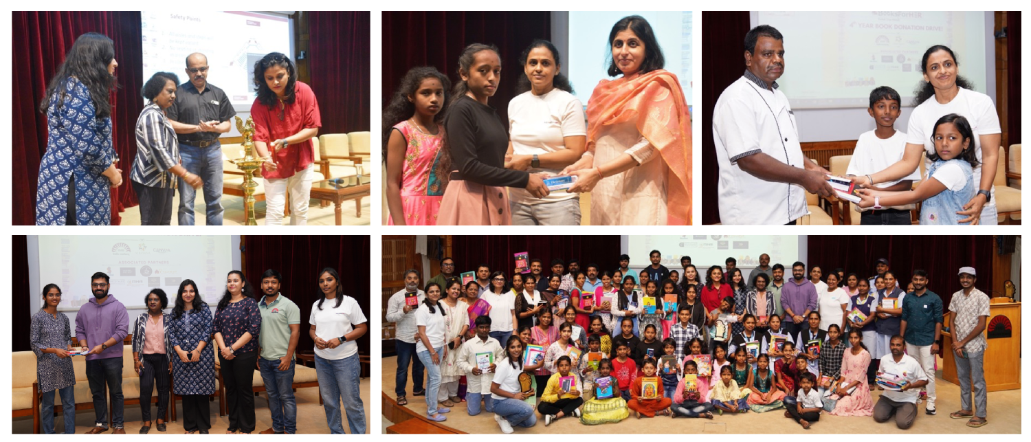 Vikasana, the student-led social impact society at IIMB, in collaboration with BooksForHER, hosted a book donation event, on 17th November 2024, gifting books to 120 children of the IIMB community.