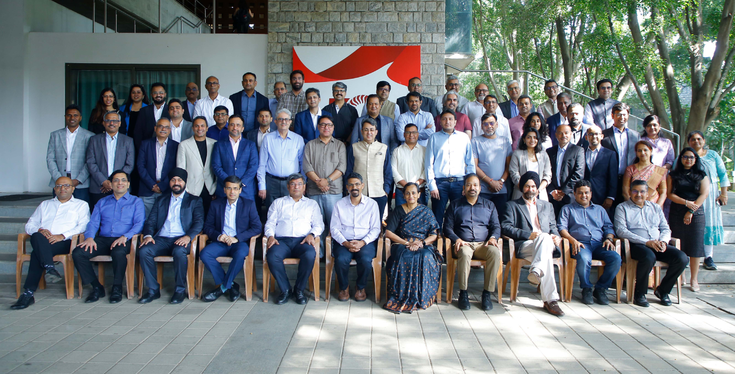 Participants of the EEP programme for The Times Group, with the programme directors at IIMB, on 18th November 2024.