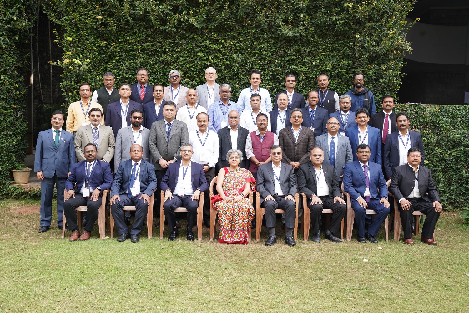 Participants of Batch 2 of the ‘Senior Leaders Programme for ONGC’, with the faculty programme directors at IIMB, on 23rd December 2024.