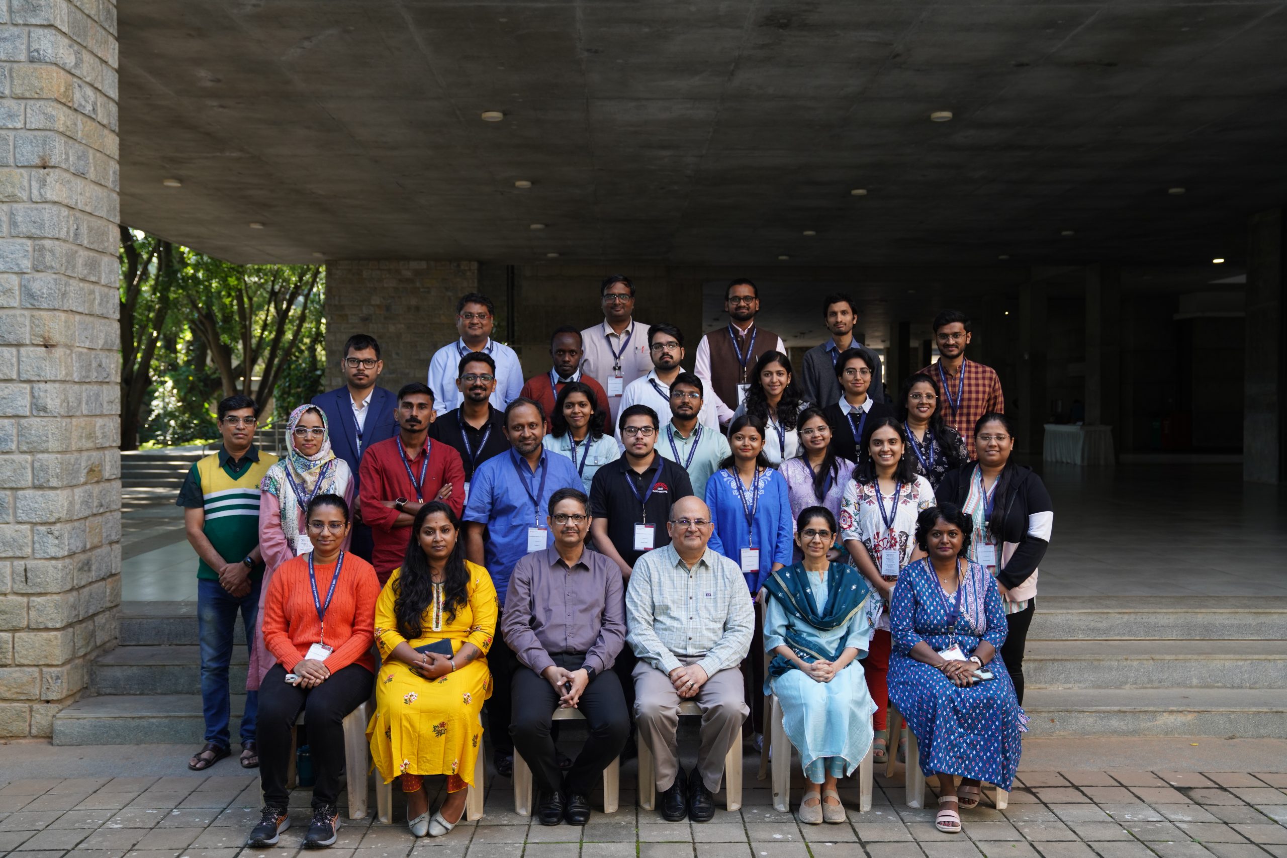 Participants of the Winter Research Methodology Workshop 2024, with the faculty and programme directors of IIMB, on 06th December 2024.